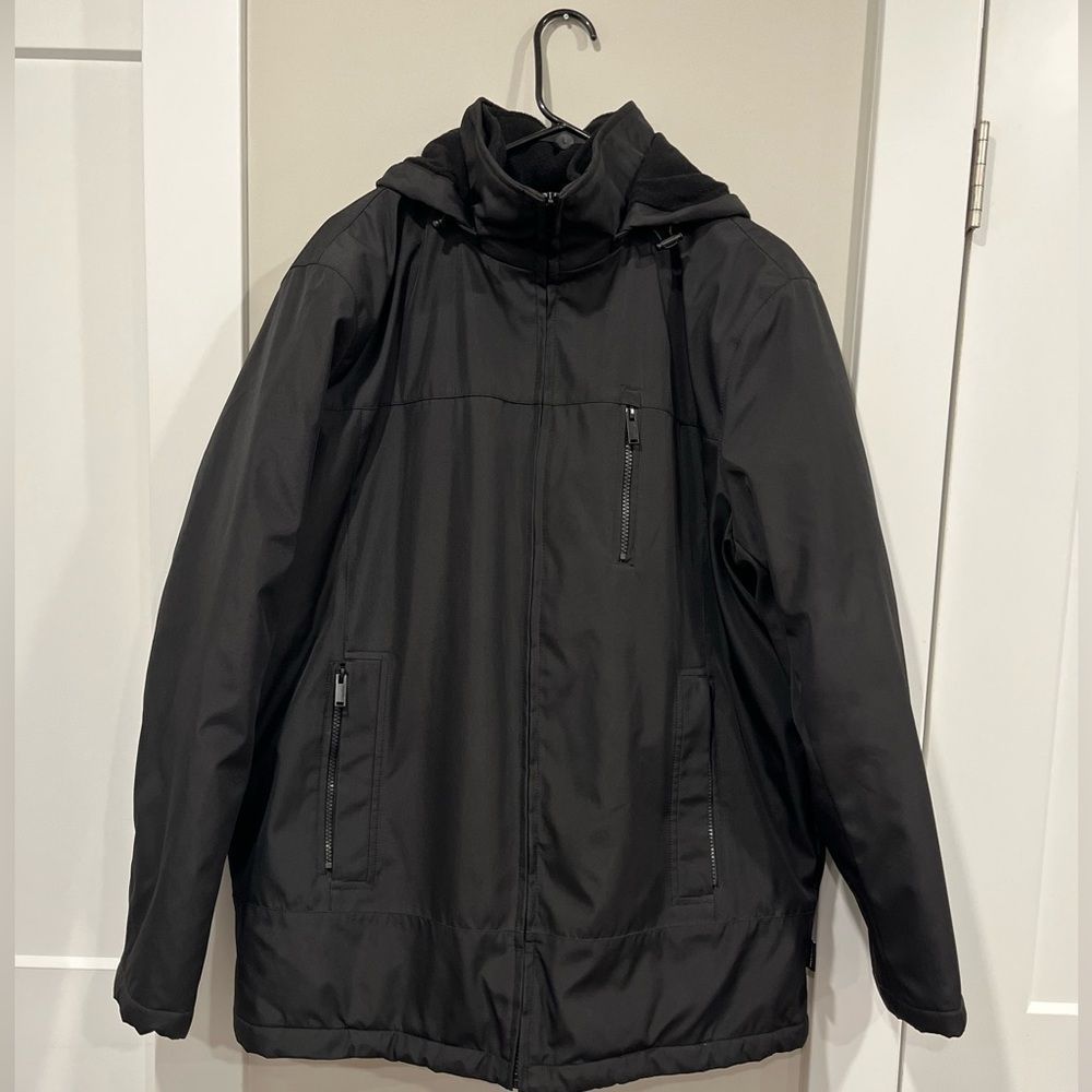 Calvin Klein Winter Coat With Hood - Size L